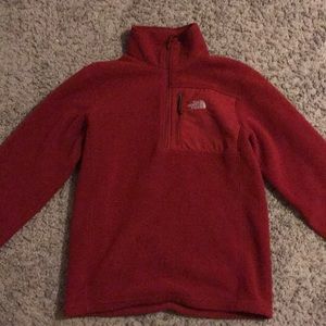 North Face fleece pullover jacket